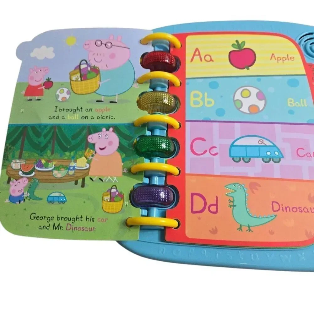 VTech Peppa Pig Learn and Discover Book , Blue Toy learning